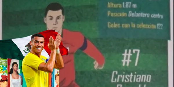 Cristiano Ronaldo aparece en un libro de la Secretaría de Educación Publica de México, conoce lo que dice