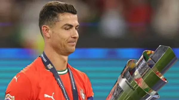 Cristiano Ronaldo durante la Eurocopa
