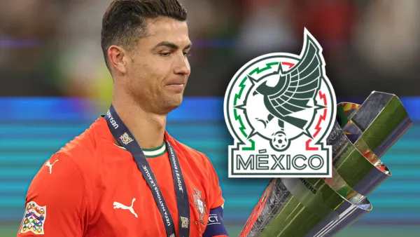 Cristiano Ronaldo levantando la Nations Leagues