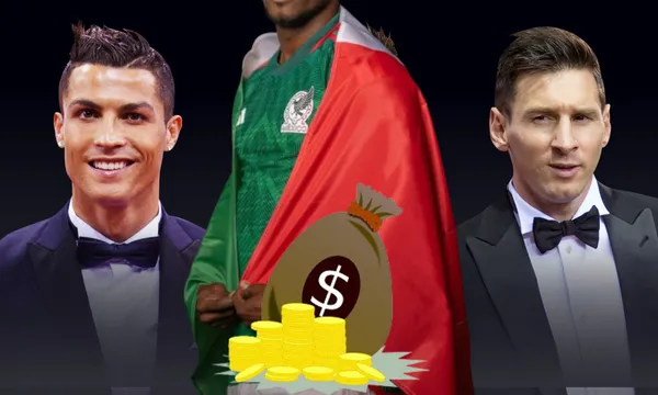 Cristiano Ronaldo, Lionel Messi en un evento de FIFA / AS