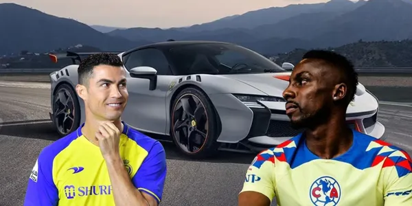 Cristiano Ronaldo se pasea en un coche de 11 millones por Arabia, así llega Julián Quiñones