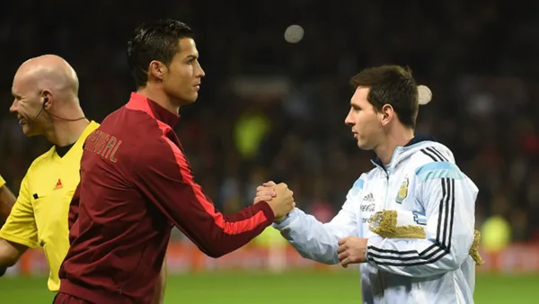 Cristiano Ronaldo y Lionel Messi. (Foto: Conmebol)