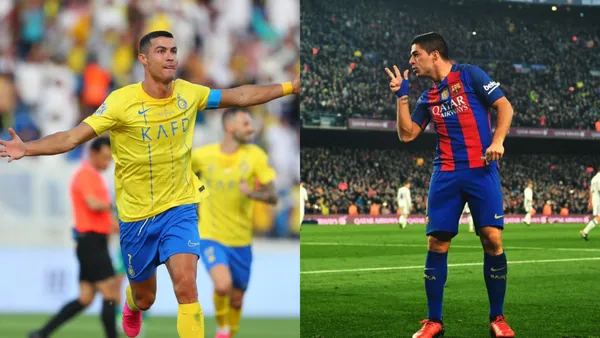 Cristiano Ronaldo y Luis Suárez | Fotos: @Cristiano y @JeanCnaranjo