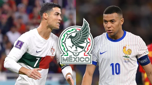Cristiano Ronaldo y Mbappé en el Mundial 2022