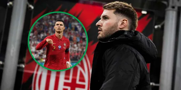 Cristiano Ronaldo y Santiago Giménez (Fuente: MEXSPORT)