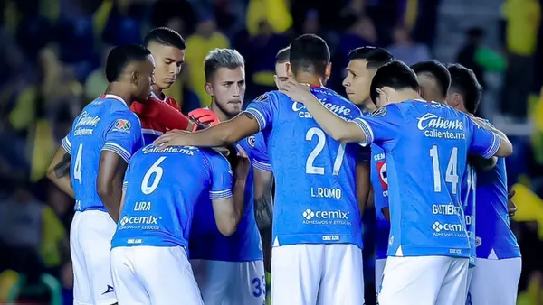 Cruz Azul en el partido de ira | Foto: @CruzAzul