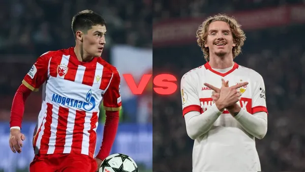 Crvena Zvezda vs Stuttgart | Fotos: X oficial de @crvenazvezdafk y @VfB