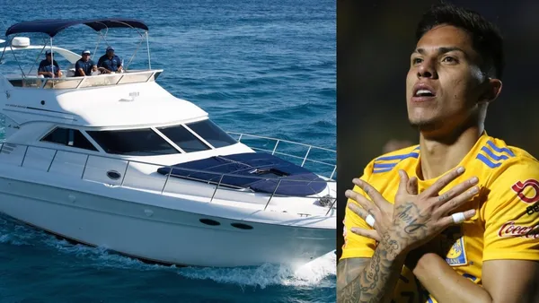 Cuando las cosas iban mal en Tigres, Carlos Salcedo se escapó a pasear en yate, ahora mira como festejó su cumpleaños.