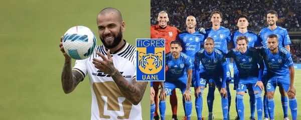 Dani Alves demostró su admiración por un jugador de Tigres.