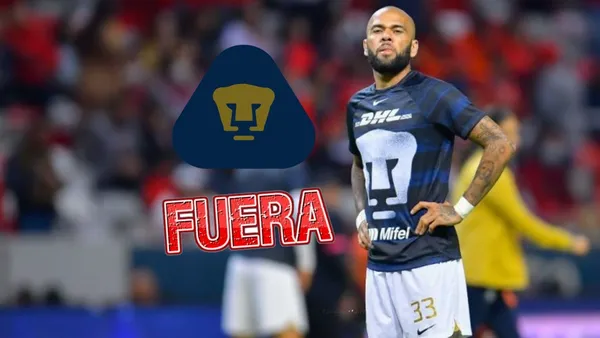 Dani Alves fue titular indiscutible todo el torneo y ahora que Pumas está eliminado, no jugará con Pumas el último partido del torneo vs Bravos de Juárez.