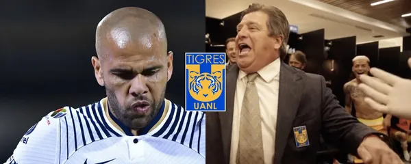 Dani Alves no levanta y tiene nuevo apodo que le da la razón a Miguel Herrera en Tigres.