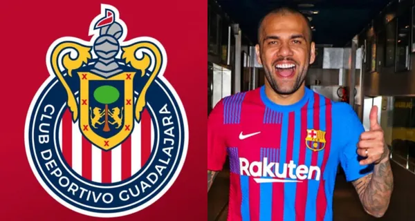 Dani Alves se comió tres pepinos de las Chivas y en el juego, se fue abrazado de uno de los deportistas del Guadalajara.