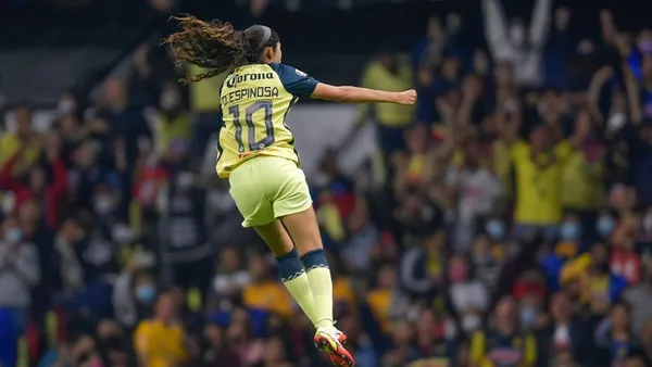 Daniela Espinosa llegó a 71 goles con el Club América en la Liga MX Femenil y este lunes podría aumentar su cuota cuando enfrenten a Tigres.