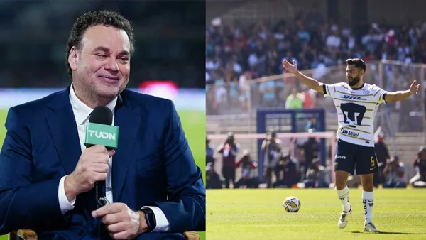 David Faitelson reacciona al arbitraje del Pumas vs Rayados | Foto: Especial