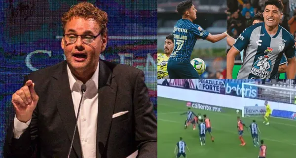 David Faitelson señala el por qué le quitan goles al América, en el Azteca, Zendejas hizo un gol similar, pero el de Pachuca si lo dieron.