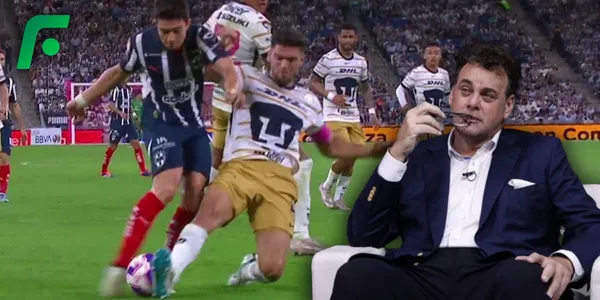 David Faitelson y juego de Rayados ante Pumas (Fuente: MEXSPORT)