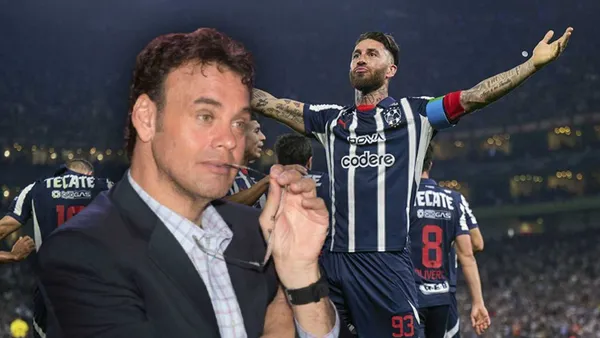 David Faitelson y Sergio Ramos (Foto: MEXSPORT y TUDN)