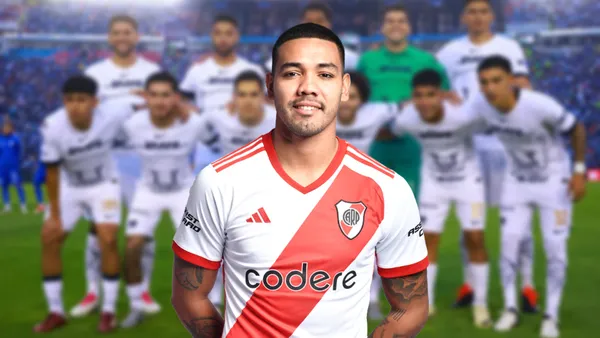 David Martínez con River Plate / Foto: Pumas MX