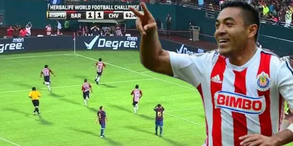 De anotarle un gol de chilena al Barcelona, así se gana la vida Marco Fabián.