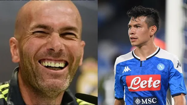 De manera sorpresiva Hirving Lozano recibe la mejor noticia para alejarse del Nápoli y todo gracias a Zinedine Zidane.