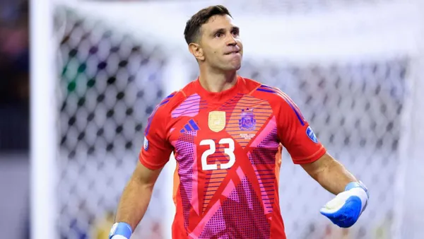 Dibu Martínez con la Selección Argentina (Foto: MEXSPORT)