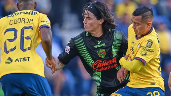 Diego Campillo enfrentando al América