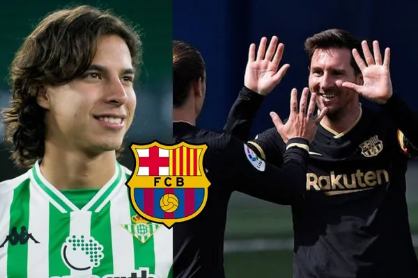 Diego Lainez anda on-fire en el Real Betis y ahora recibe una gran noticia gracias al FC Barcelona.