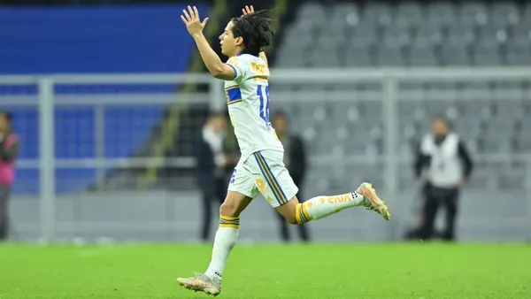 Diego Laínez celebrando un gol (Foto: ESPN)