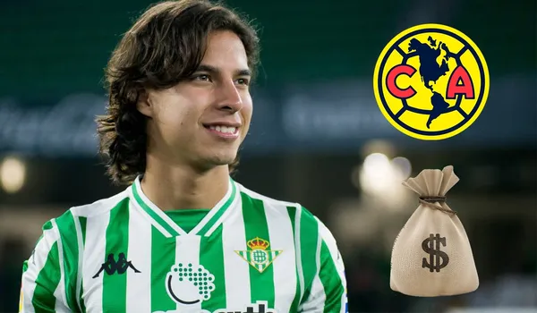 Diego Lainez podría darle al Club América millones de dólares, provenientes del Real Betis.