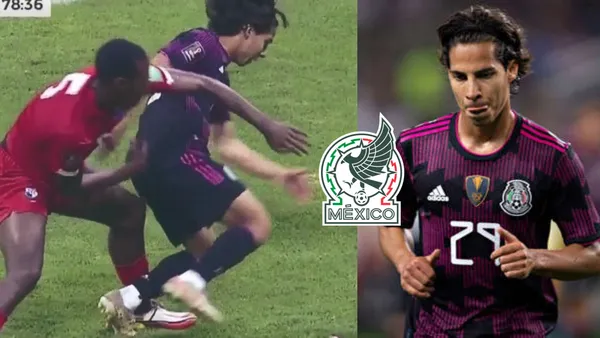 Diego Lainez se fabricó un penal y la afición mexicana no tardó en ponerle un nuevo apodo
