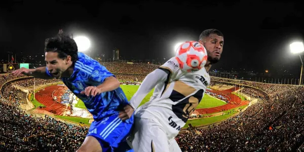 Diego Lainez y José Caicedo en el Estadio Olímpico Universitario / FOTO LA JORNADA