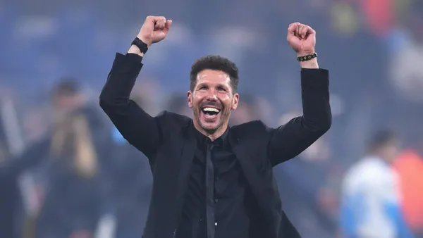 Diego Simeone celebrando un gol (Foto: Vanitatis)