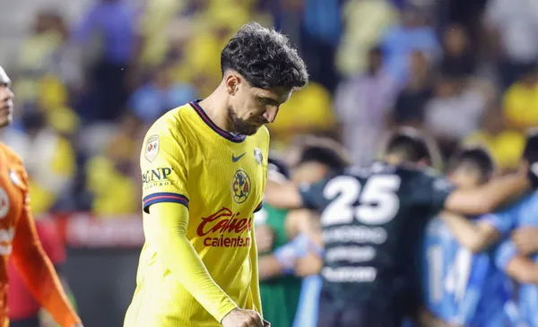Diego Valdés en el combinado de las Águilas, sale derrotado (Fuente: Mexsports)