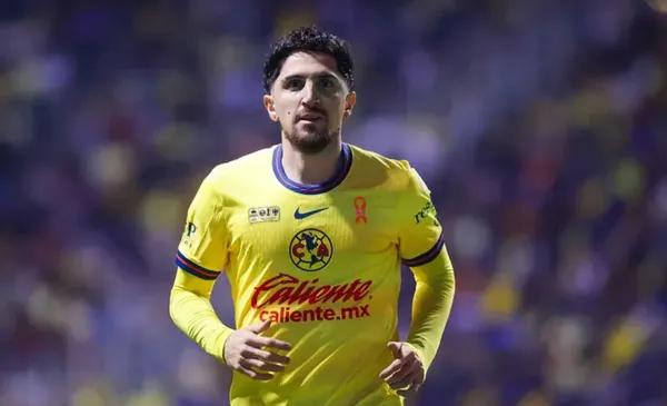 Diego Valdés en juego con el combinado del América (Fuente: Mexsports)