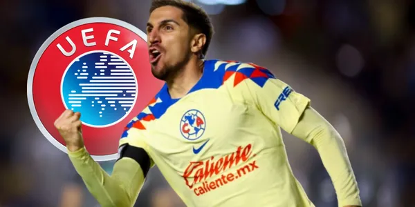 Diego Valdés festejando su gol con el América / Foto: IMAGO7