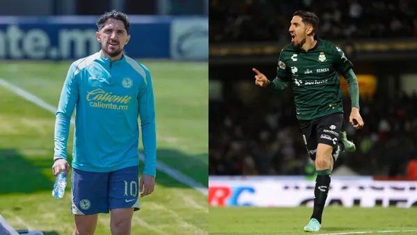 Diego Valdés | Fotos: @ClubAmerica y @ClubSantos