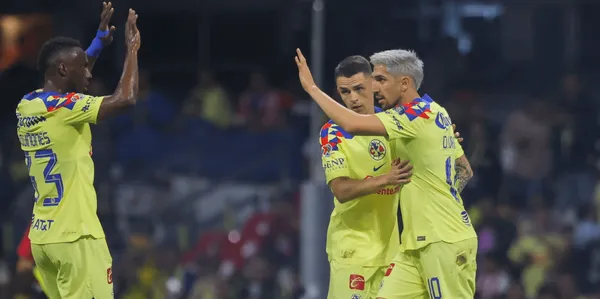 Diego Valdés puso la igualdad en el cotejo entre América y Necaxa
