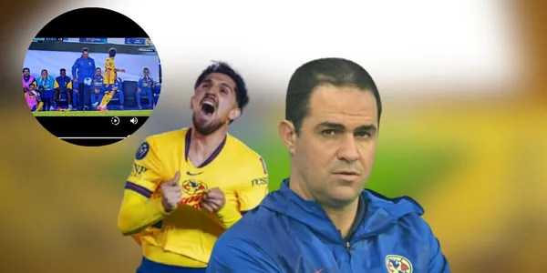 Diego Valdés y André Jardine (Fuente: Club América)