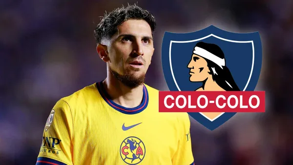 Diego Valdés y sello de Colo Colo (Foto: MEXSPORT)