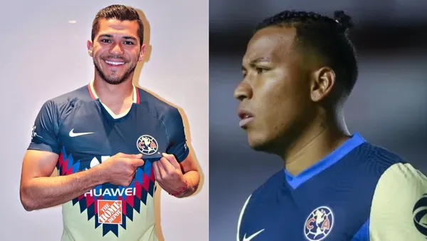 Dos caras distintas de mentalidad en el América, mientras el delantero colombiano pasa en la peluquería Henry Martin demuestra amor por la playera y mira lo que hace luego de las prácticas en el América.