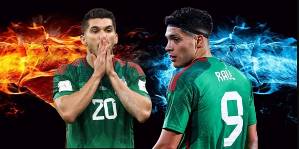 Durante el entrenamiento de la selección mexicana, Raúl Jiménez y Henry Martín tuvieron un particular encuentro