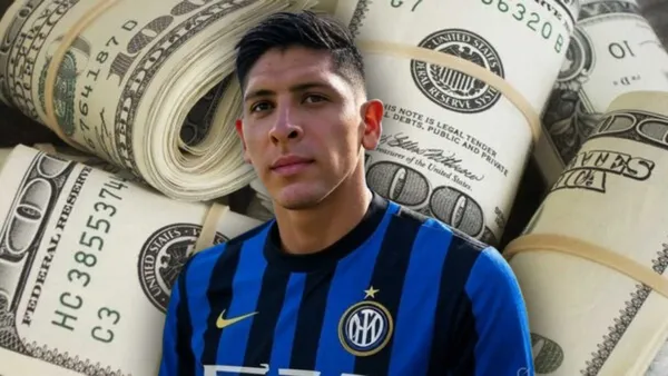 Edson Álvarez con la playera del Inter de Milán