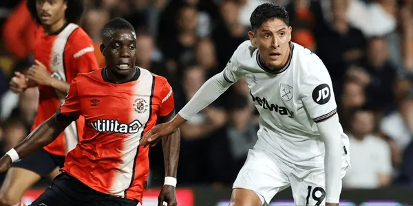 Edson Álvarez fue titular en el duelo entre Luton y West Ham United donde fue clave en el gol de los Gunners