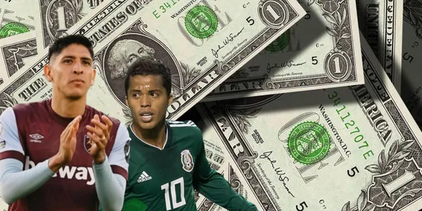 Edson Álvarez junto a Giovani Dos Santos, millones de dólares de fondo / FOTO Fútbol Total