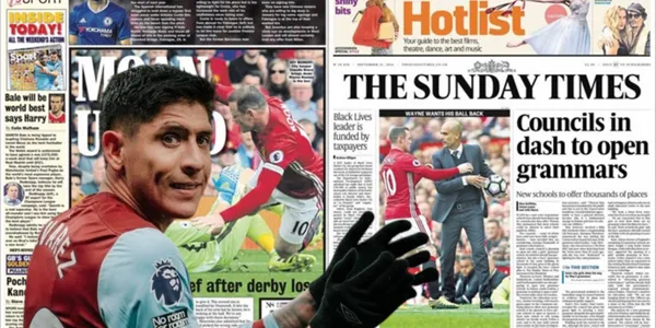 Edson Álvarez junto a la prensa inglesa / FOTO Instagram