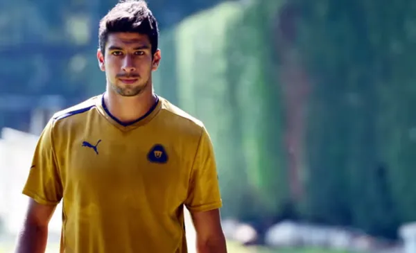 Eduardo Herrera en práctica con el cuadro de Pumas (Fuente: Mexsports)