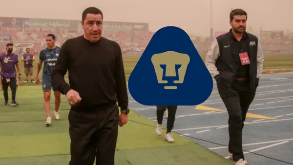 Efraín Juárez dirigiendo Pumas (Foto: MEXSPORT)
