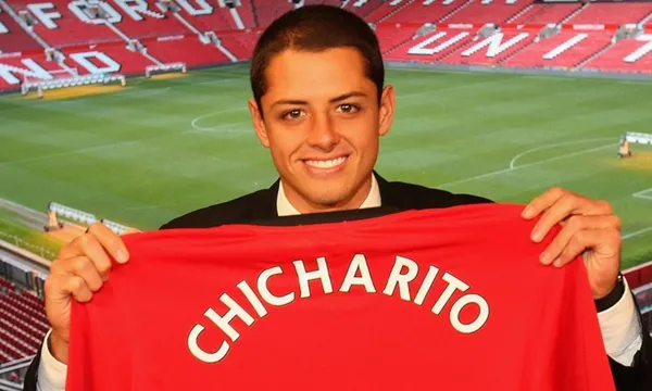 El 1er mexicano que firmó por el United fue Javier Hernández, el segundo sería Edson Álvarez (Fuente: Chaangona)