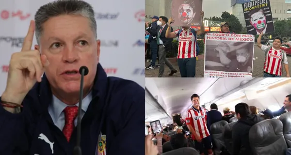 El aficionado se hartó de Chivas y de sus directivos mediocres, las consignas son claras, fuera Peláez y fuera Vergara. Mientras en el hotel los jugadores paraban la bronca, destapan en dónde estaba Peláez.