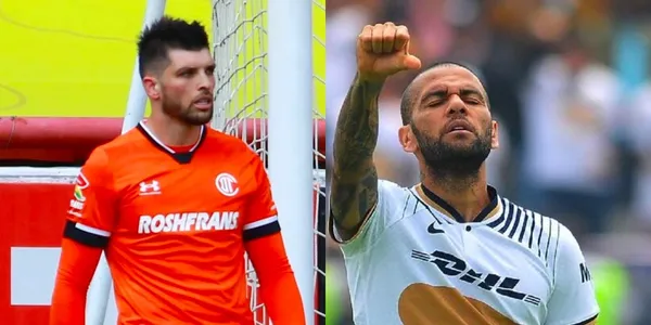 El arquero del Toluca habló de Dani Alves y su temporada en Pumas.